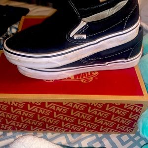 Black Slip on Vans